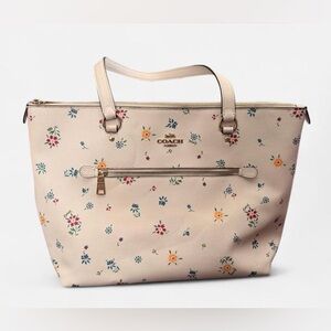 Coach Gallery Tote in Wildflower Print - Chalk Multi/Gold (C4251)